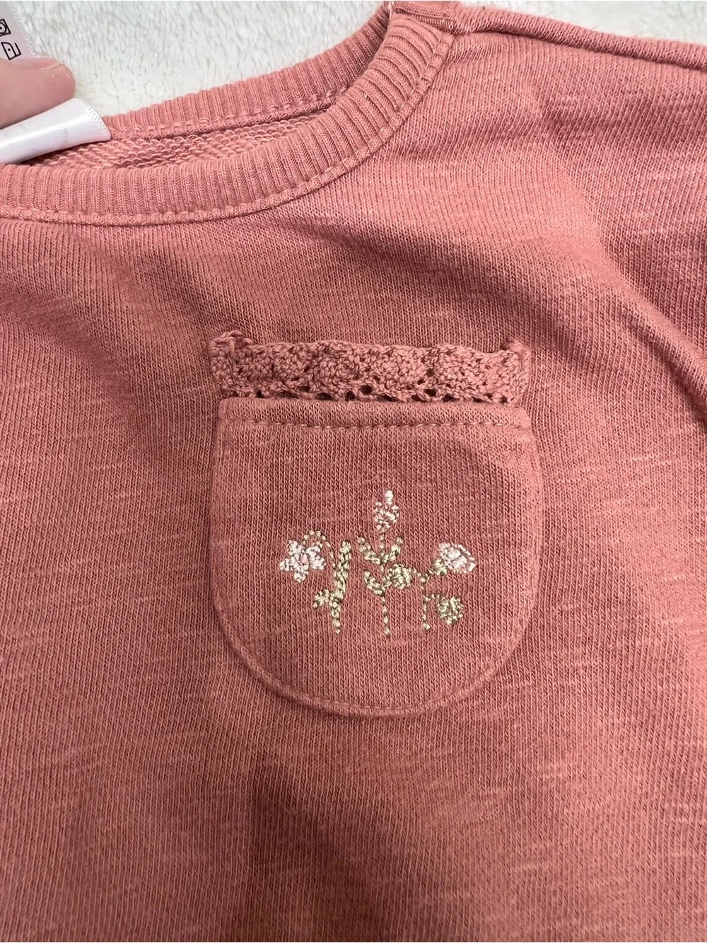 Modern Moments Dusty Rose Sweatshirt & Cargo Jogger Set